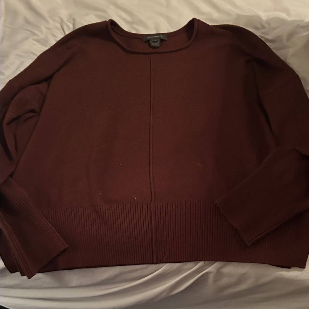 French connection Women's Burgundy Sweater‎
